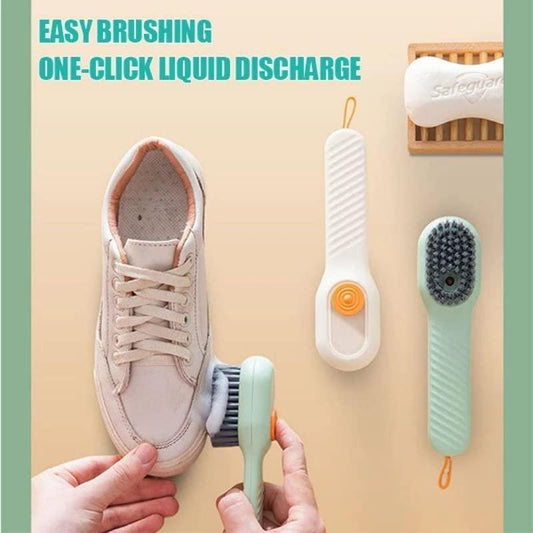 Soap Dispensing Cleaning Brush for Shoes and Clothes Cleaning